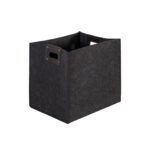 Krepšelis MAX FELT-2, 36x28xH35cm, tamsiai pilkas