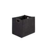 Krepšelis MAX FELT-4, 28x22xH28cm, tamsiai pilkas