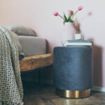 Osmanų kėdė LA PERLA D35xH42cm, mėlyna - Image 2