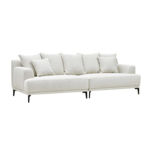 Sofa MAGNOLIA 4 vietų, šviesiai smėlio spalvos