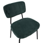 Kėdė KEIU 46x51xH76cm, tamsiai žalias velvetas - Image 5