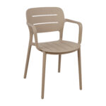 Kėdė MANGO iš smėlio spalvos plastiko