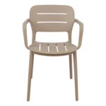 Kėdė MANGO iš smėlio spalvos plastiko - Image 3