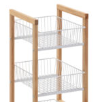 Lentyna BREN 32x37xH81cm, balta/natūrali - Image 2