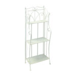 Lentyna SANDY 40x28xH126cm, antikvarinės baltos spalvos