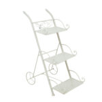 Gėlių stovas SANDY 35x55xH79cm, antikvarinės baltos spalvos