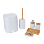 ELOI 6 dalių vonios kambario rinkinys, baltas - Image 2