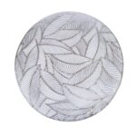 Kilimėlis ROUND LEAF D38cm, sidabrinės spalvos