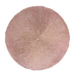 Padėkliukas ELONA D38cm, rožinis auksas