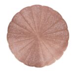 Padėkliukas PIPPA D38cm, rožinio aukso spalvos