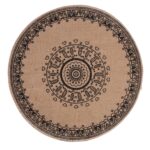 Padėkliukas SOL D41cm, juodas raštas, mišinys