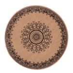 Padėkliukas SUN D38cm, juodas raštas, mišinys