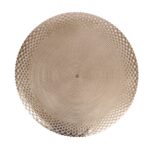 Padėkliukas BUBBLES D38cm, aukso spalvos