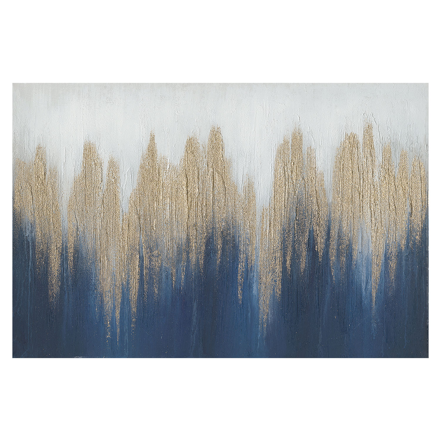 87077 Tapyba aliejiniais dažais 80x120cm, abstraktus miškas - Image 1