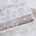 Kiliminė danga ASPERO-3, 133x190 cm, balta/smėlio spalvos - Image 2