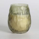 Kvapnioji žvakė stiklinėje NATURE GREEN H10,8cm, "Tranquil Summer