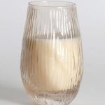 Kvapnioji žvakė stiklinėje NATURE GREEN H13,5cm, "French Pear & Freesia