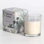Kvapnioji žvakė stiklinėje NATURE GREEN H9,5cm, Northern Forest