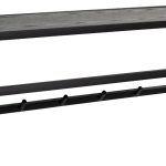 Drabužių lentyna SEAFORD 77x28xH22cm, juoda