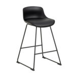 Baro kėdė TINA juoda/juoda