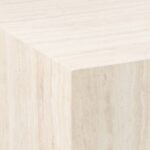 Kavos staliukai 2vnt DICE 58x58xH40cm, 50x50xH33cm, smėlio spalvos - Image 3