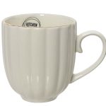 Puodelis SHELL H9,9cm, porcelianas