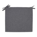 Pagalvėlė SUMMER kėdei 38x43cm, tamsiai pilka