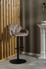 Baro kėdė BROOKE smėlio/juoda - Image 7