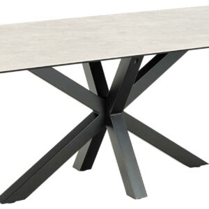 Valgomojo stalas HEAVEN 200x100xH75,5cm, pilkas