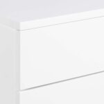 Naktinis staliukas AVIGNON 37x32xH24,6cm, baltas - Image 4