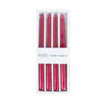 Žvakė CAROLA 25cm raudonas perlas