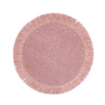 Stalo kilimėlis SUZAN D38cm, džiutas, violetinės spalvos