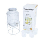 Stiklinių indų +4 akiniai PARTY SET 4L, su stovu - Image 2