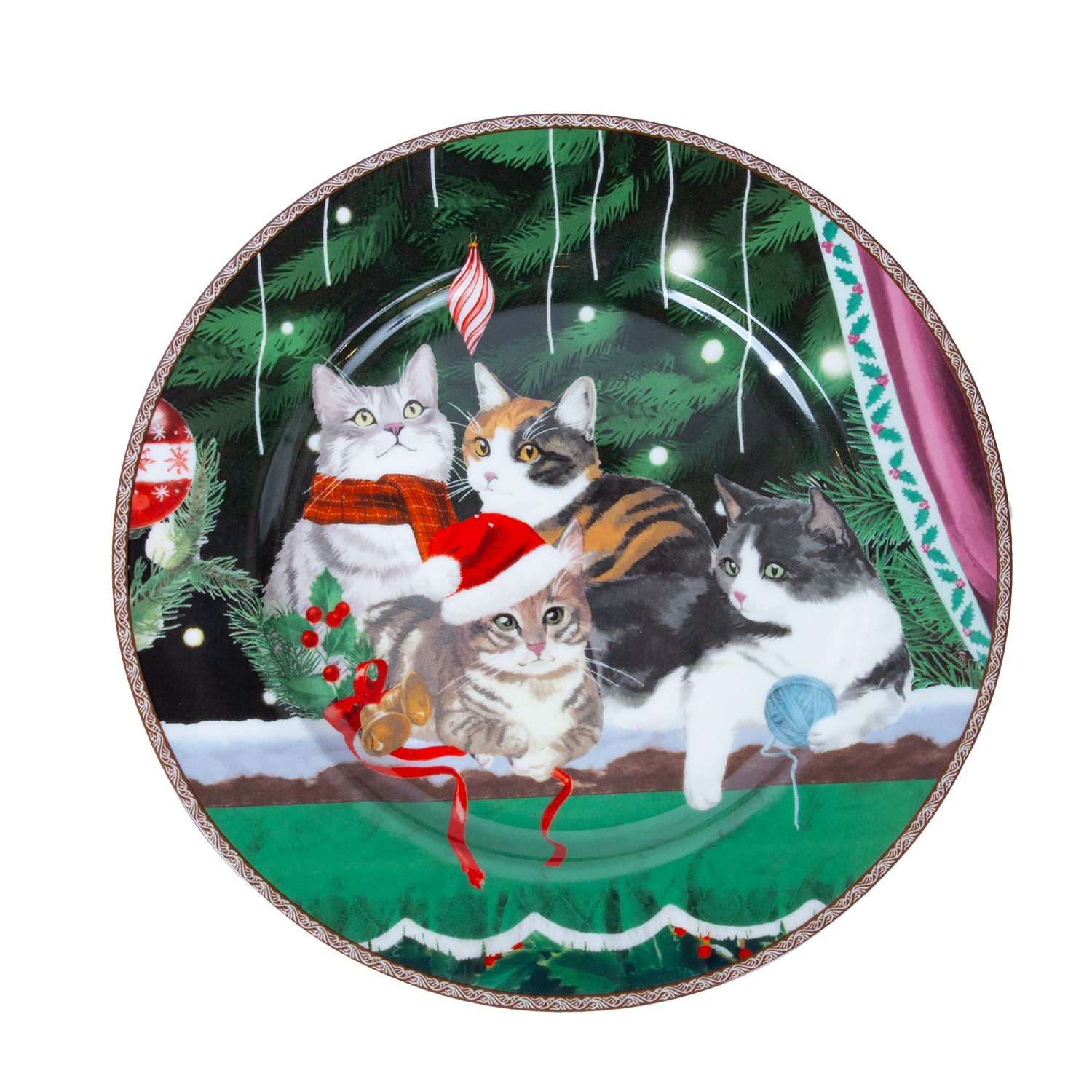 85397 Lėkštės MIA CATS D19cm 2vnt. dovanų dėžutėje - Image 1