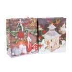 Dovanų maišelis SHINE M, 26x32x12cm, miksas