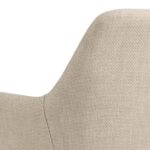 Valgomojo kėdė LIZZY su porankiu, smėlio spalvos - Image 4