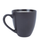 Puodelis RITA 400 ml, juodos/pilkos spalvos