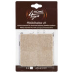 Apsauginės veltinio pagalvėlės 43x43mm, 4vnt, smėlio spalvos