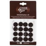 Apsauginės veltinio pagalvėlės D18 mm, 16 vnt., juodos spalvos