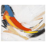 Tapyba aliejiniais dažais 100x120cm, abstrakti spalva