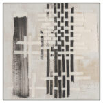 Paveikslas su rėmu 80x80cm, abstraktus raštas