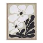 Paveikslas su rėmu 40x50cm, gėlės 2