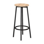 Baro kėdė HANNES 38x38xH70cm, kaimiškas melaminas