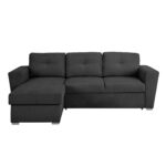 Kampinė sofa-lova WHITBY tamsiai pilka - Image 2