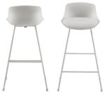 Baro kėdė TINA balta/balta - Image 2