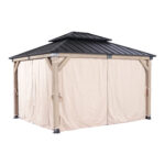 Šoninės užuolaidos pavėsinei CEDAR 3x4m