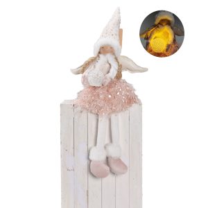 Dekoracija MICA H51cm, mergaitė, rožinė