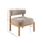 Poilsio kėdė BURLEY beige - Image 10