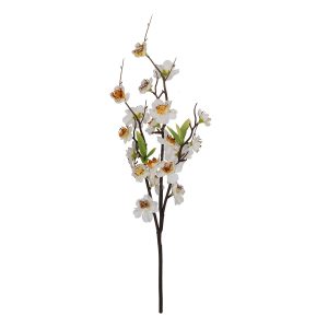 Dirbtinė dėžutė sode H47cm, baltas persikų galas