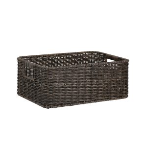 Krepšelis BASILE 37x27xH15cm, tamsiai rudas